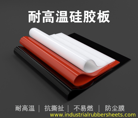 Silicone Rubber Sheet 2mm with 26-42N/mm Tear Strength