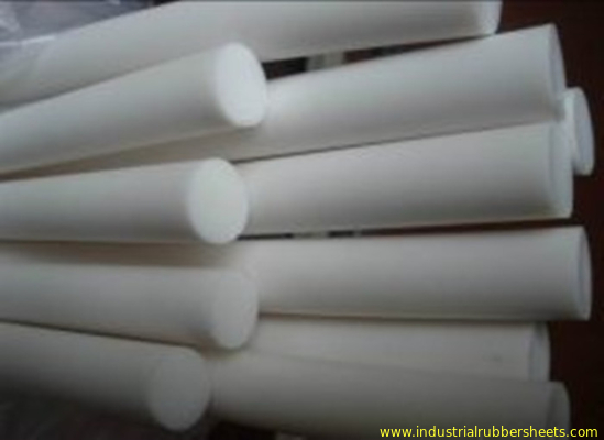 Premium Grade 100% Virgin PTFE Rod / White PTFE Rod With Corrosion Resistance