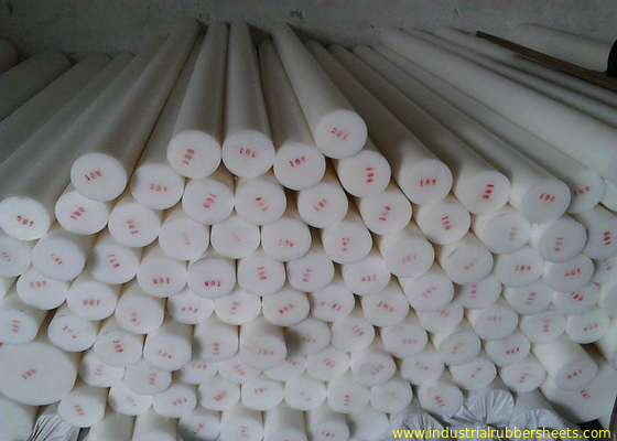 Premium Grade 100% Virgin PTFE Rod / White PTFE Rod With Corrosion Resistance