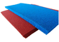 Good Resilience Smooth Open Cell Silicone Foam Rubber Sheet In Blue , Red Color