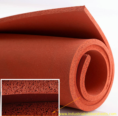 Closed Cell Silicone Foam Sheet 10-40 Shore A, -60°C to +260°C