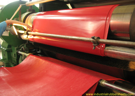 Podwójny Impression Fabric Przemysłowy arkusz gumy, wytrzymałość na rozciąganie 15 - 24 Mpa