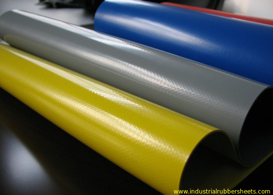 Arkusz tkaniny Hypalon, przemysłowy arkusz gumy neoprenowej żółty, szary, czerwony, niebieski