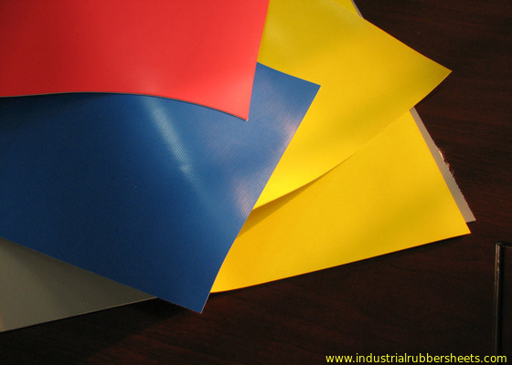 Arkusz tkaniny Hypalon, przemysłowy arkusz gumy neoprenowej żółty, szary, czerwony, niebieski