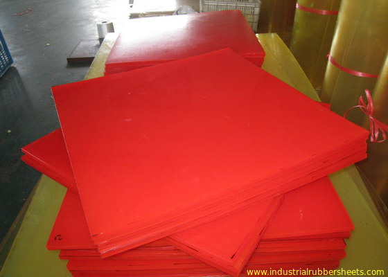 Plastikowe arkusze z polietylenu nylonowego do wytwarzania papieru, czerwone arkusze PU