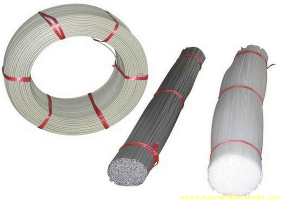 Biały PP Nylon gwintowany pręt dla przemysłowych uszczelek, Solid Round plastikowe pręty