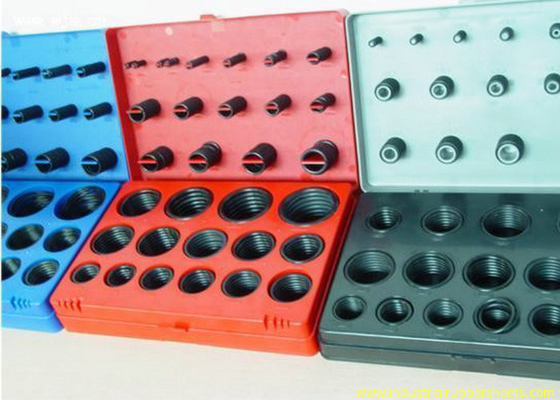 Standardowe silikonowe gumowe podkładki Zestaw gumowych pierścieni uszczelniających ISO3601, AS568A, DIN3771, JIS B2401