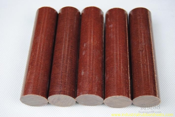 Bakelitowy pręt izolacyjny z bawełny / brązowy pręt fenolowy o gęstości 1,25-1,40 g / cm3
