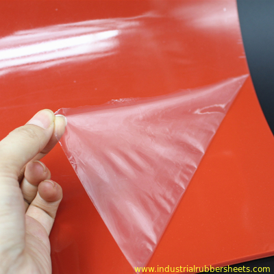 Czerwony arkusz gumy silikonowej o grubości 3 mm bez zapachu klasy spożywczej