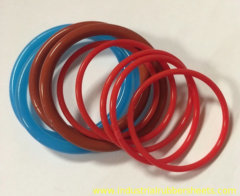 Różne rozmiary 10 barów Czerwony silikon O-kręgi 30-60% Kompresja ustawiona od -60°C do +260°C