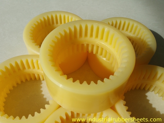Standardowy rozmiar żółtego sprzężenia poliuretanowego do zastosowań przemysłowych