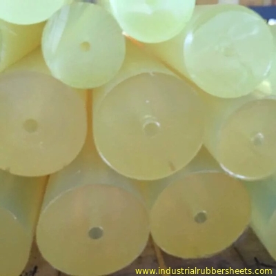 Żółty pręt z poliuretanu lub nylonu, pręt PU o długości 300 - 500 mm