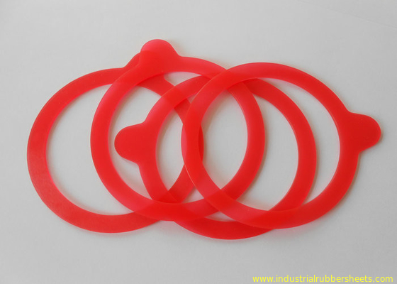 Ciemnoczerwona podkładka pierścieniowa O, podkładki z gumy silikonowej Dobra odporność na starzenie
