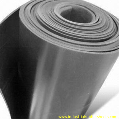 2MPa Czarny kolor Arkusz gumy silikonowej / SBR Arkusz gumy typu Industrial