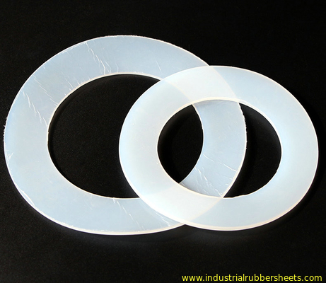 Półprzezroczysta spożywcza, biała silikonowa podkładka, silikonowa uszczelka, silikonowa uszczelka, silikonowy pierścień