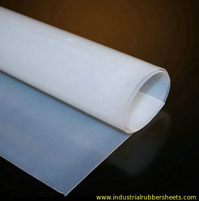 Półprzezroczysty kolor 3 Mm Gruby arkusz silikonowy Rolki wzmocnione tkaniną o wysokiej temperaturze
