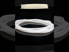 Czerwony przezroczysty silikonowy ekstruz, silikonowy profil do uszczelniania