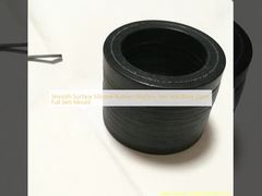 Gładkie podkładki silikonowe z gumy, uszczelnienia typu V, czarny kolor, pełne zestawy, forma