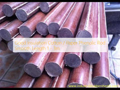 Dobry pręt izolacyjny z bawełny / papieru fenolowego, gładki, długość 1 - 3m