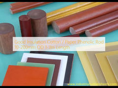 Dobra izolacja Bawełna / Papier Fenolic Rod 10-200mm OD 1-3m Długość