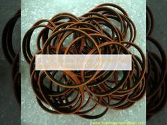 Podkładki silikonowe TC / SC, uszczelki O-ring z gumy PU do przemysłowych uszczelnień olejowych