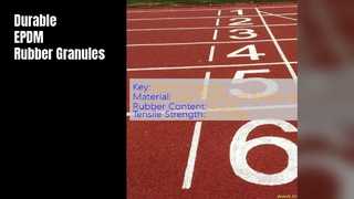 Granulki gumowe EPDM Odporne na promieniowanie UV o dużej gęstości