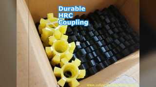Czarne sprzęgło HRC 8Mpa 70-90A Przemysłowe sprzęgło wału