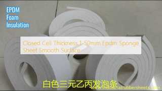 Izolacja gładkiej powierzchni z gąbki EPDM
