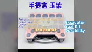 Zestaw uszczelek typu O-ring do koparki, odporny na temperaturę