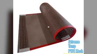 Pas z siatki PTFE Maksymalna szerokość 4 m Wysoka temperatura