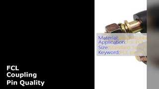 Sworzeń łączący FCL ISO 9001, guma metalowa, rozmiar standardowy