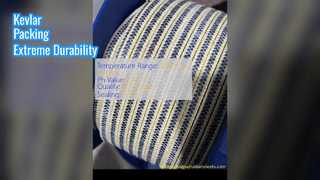 Uszczelnienie dławika kevlarowego zapewniające wyjątkową trwałość