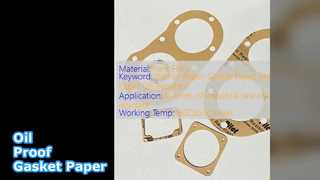 Papier podkładowy olejoodporny 180C o szerokości 1 m Uszczelki przemysłowe