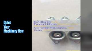 Czarna guma amortyzująca tłumi drgania i hałas