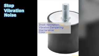 Gumowe mocowania zatrzymują hałas wibracyjny