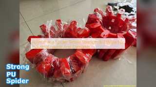 Wytrzymałość pająka PU 8-55Mpa Guma przemysłowa