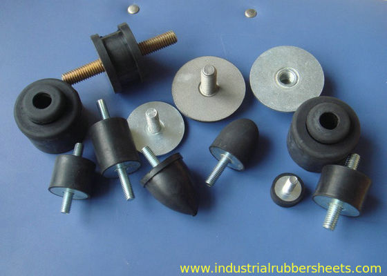 Custom Molded Industrial Grade Rubber Shock Mounts with 40, 50, 60 Shore A Hardness for Vibration Damping
