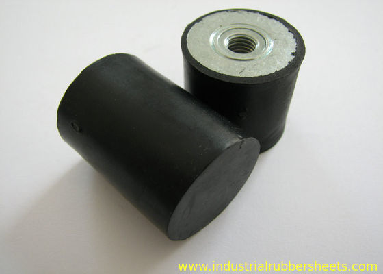 Industrial Grade Rubber Shock Mount with 40, 50, 60 Shore A Hardness and Galvanized Metal + Rubber Construction