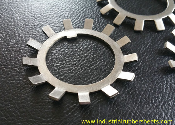 SS304 SS316 External Teeth Serrated Lock Washer with Natural Color for Industrial Applications