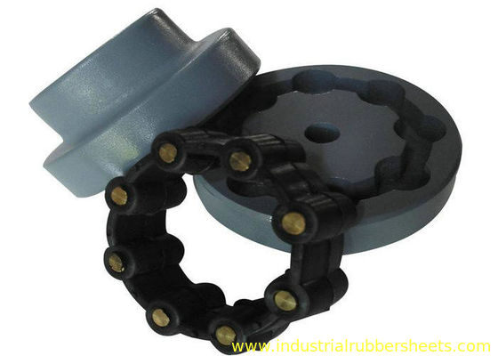 Black Polyurethane Coupling with 70-98 Shore A Hardness and MH45-200 Size Range for High Efficiency Transmission