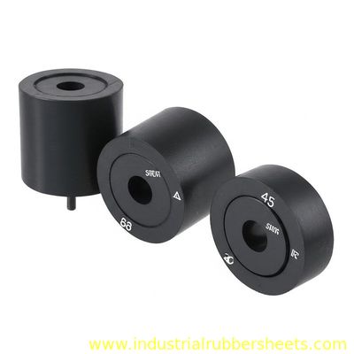 Industrial Grade Rubber Shock Mount with 40, 50, 60 Shore A Hardness and Galvanized Metal + Rubber Construction