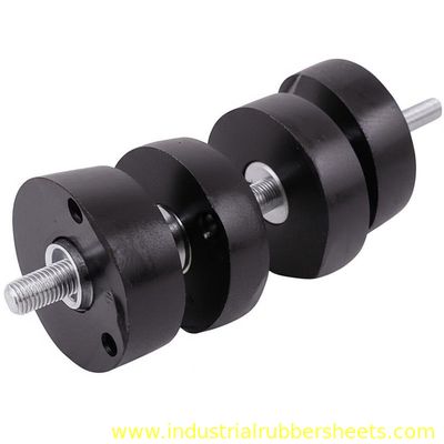 Black High Elasticity Rubber Shock Mounts with Galvanized Metal and 40-60 Shore A Hardness for Anti Vibration