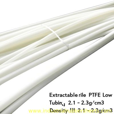 Weathering Resistance Low Extractable PTFE Tubing with Density 2.1 - 2.3g/cm3