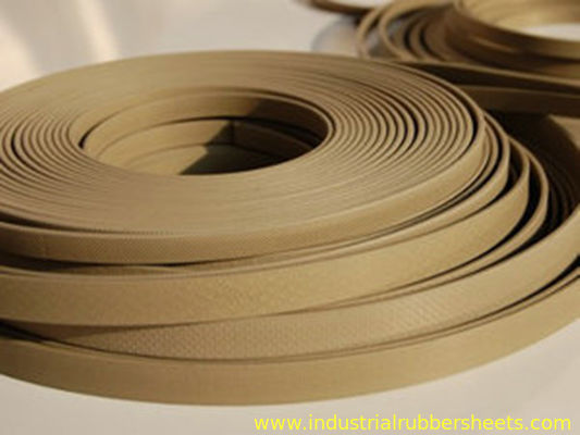 0.8mm Thickness 60%PTFE+40%Bronze Industrial Rubber Sheet PTFE Guide Tape with 15m/s Working Speed