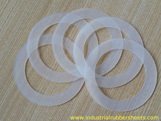 100% Virgin Silicone O Ring / White Silicone Rubber Seals Fuel Oil Resistance