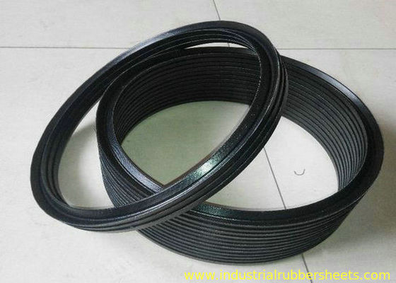 Czarny NBR FKM PTFE Silikonowe podkładki gumowe / uszczelnienie hydrauliczne Vee Packing