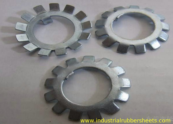 SS304 SS316 External Teeth Serrated Lock Washer with Natural Color for Industrial Applications