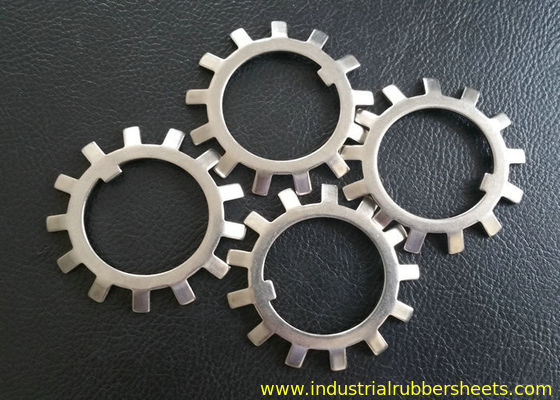 SS304 SS316 External Teeth Serrated Lock Washer with Natural Color for Industrial Applications