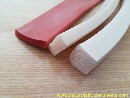 Closed Cell Silicone Sponge Cord with High Temperature Resistance and Customizable Size for Industrial Seals