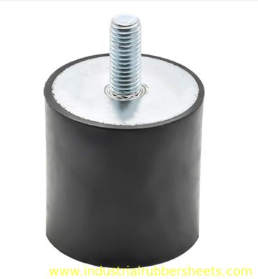 High Shock Absorption Rubber Shock Mounts Black Durable Vibration Dampening Mounts for Industrial Equipment and Machines
